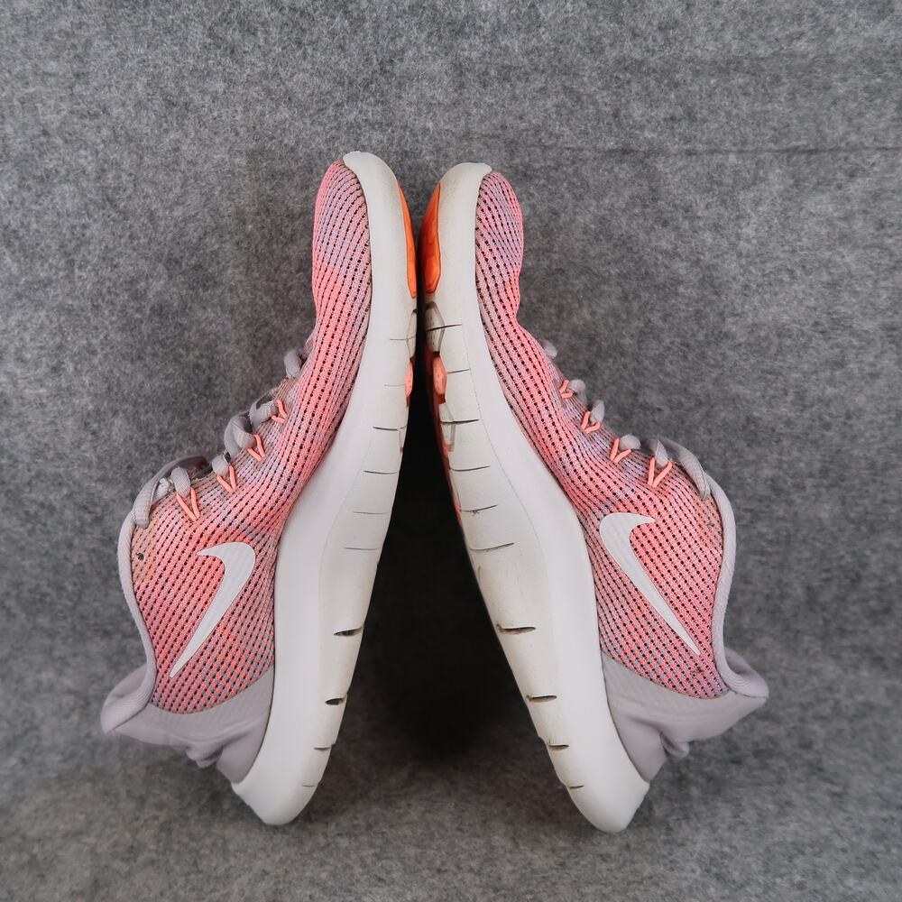 Nike Shoes Womens 8.5 Athletic Trainer Flex RN 2018 Running Sneaker Workout Pink - Picture 10 of 12